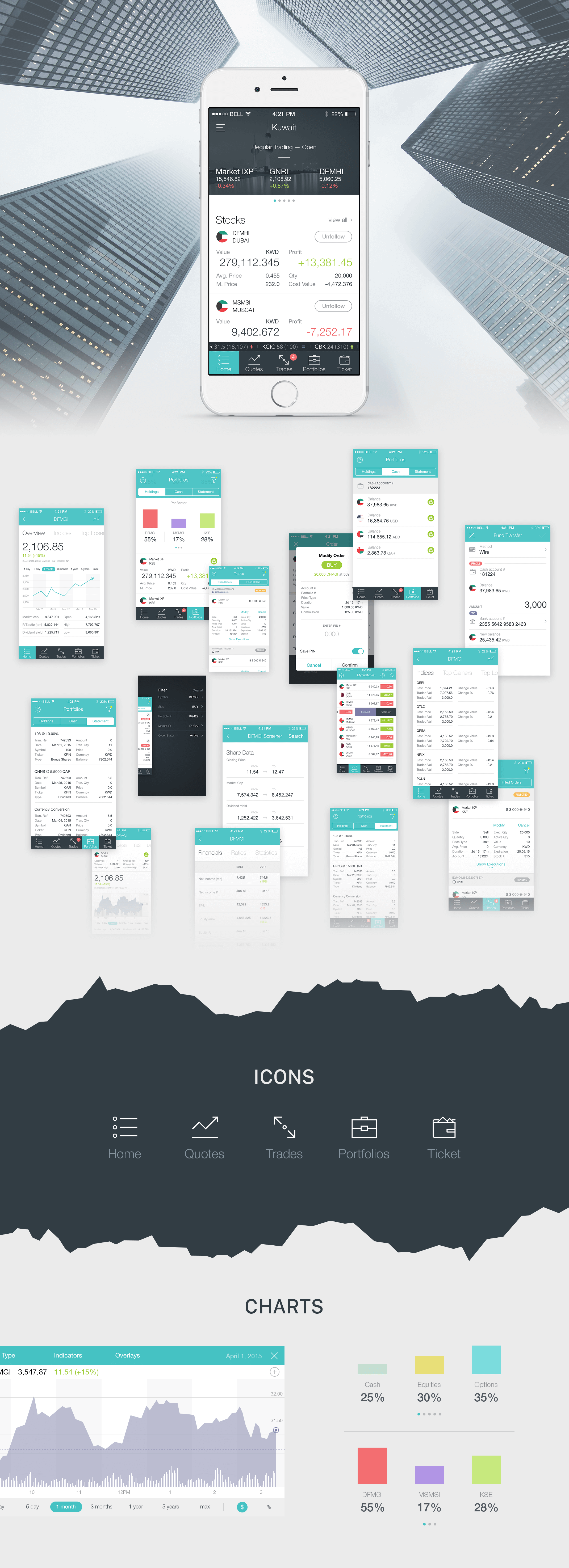 Stock Trading app (Kmefic)